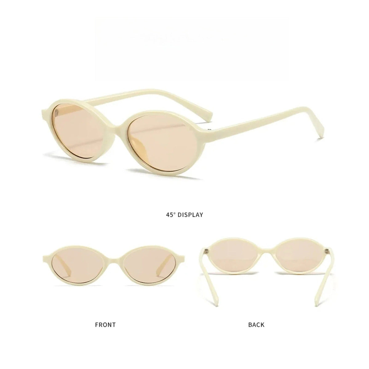 
Gafas de sol ovaladas pequeñas de policarbonato con protección UV400