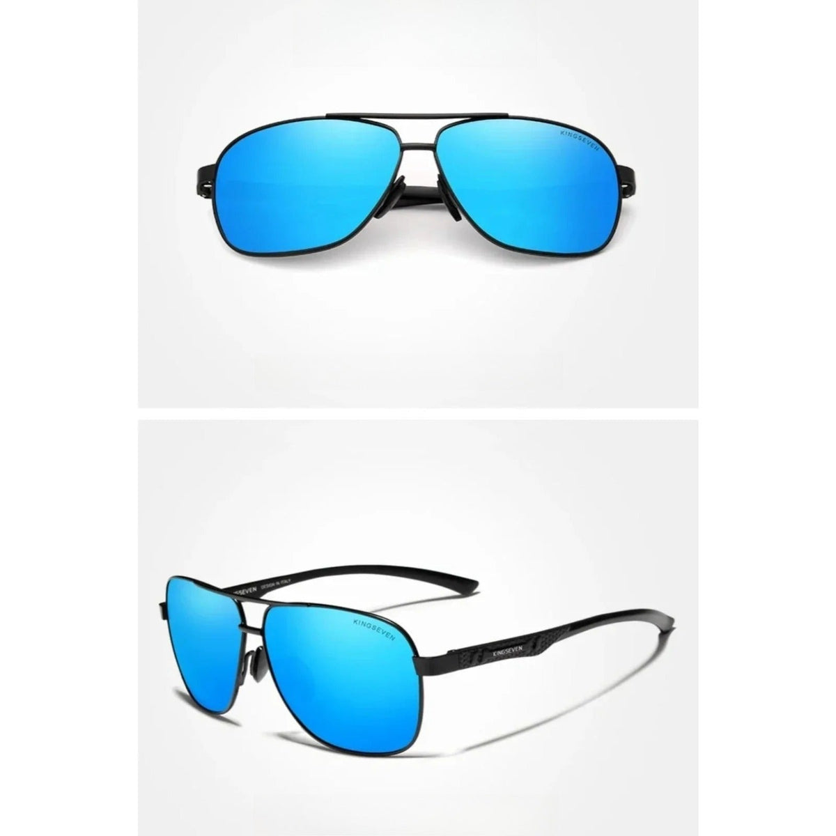 
Gafas de sol polarizadas de aluminio tipo piloto con protección UV400 - Imagen 10