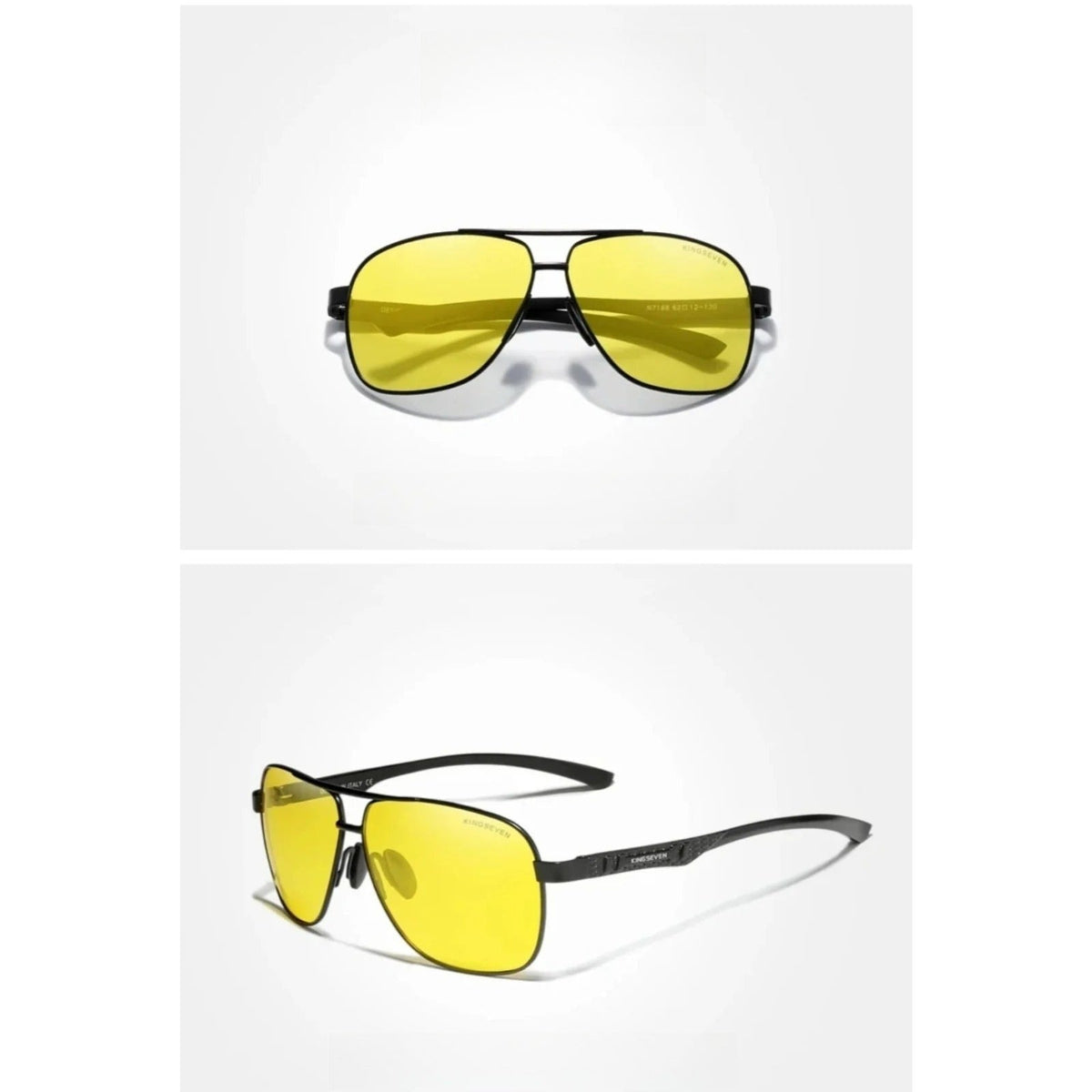 
Gafas de sol polarizadas de aluminio tipo piloto con protección UV400 - Imagen 11