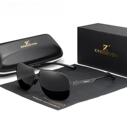 
Gafas de sol polarizadas de aluminio tipo piloto con protección UV400 - Imagen 13