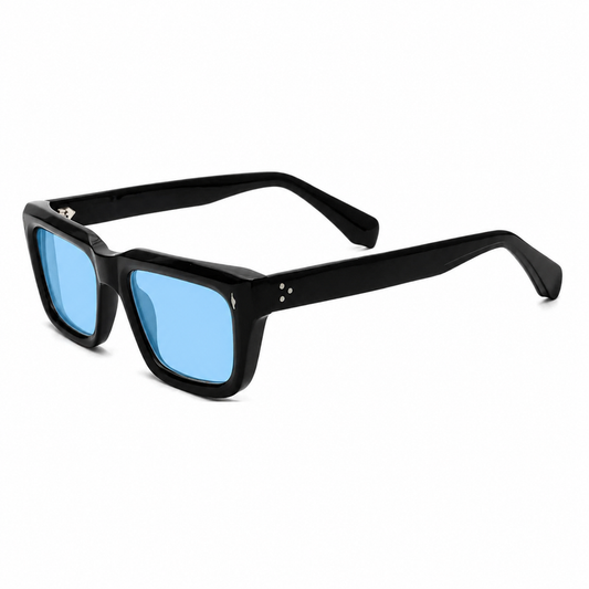 Gafas de sol vintage de acetato polarizadas | UV400 | Montura retro gruesa