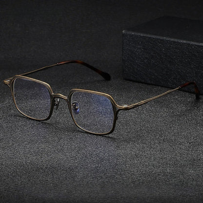 
Gafas cuadradas de titanio con clip magnético - Imagen 4