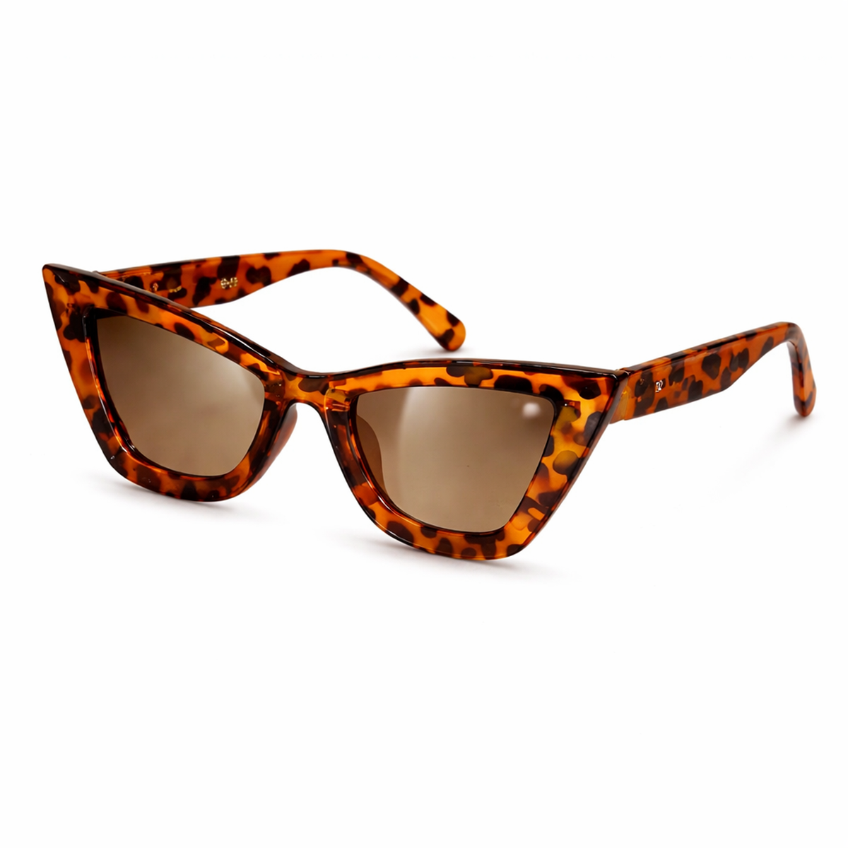 
Gafas de sol de plástico tipo ojo de gato extragrandes - Imagen 2