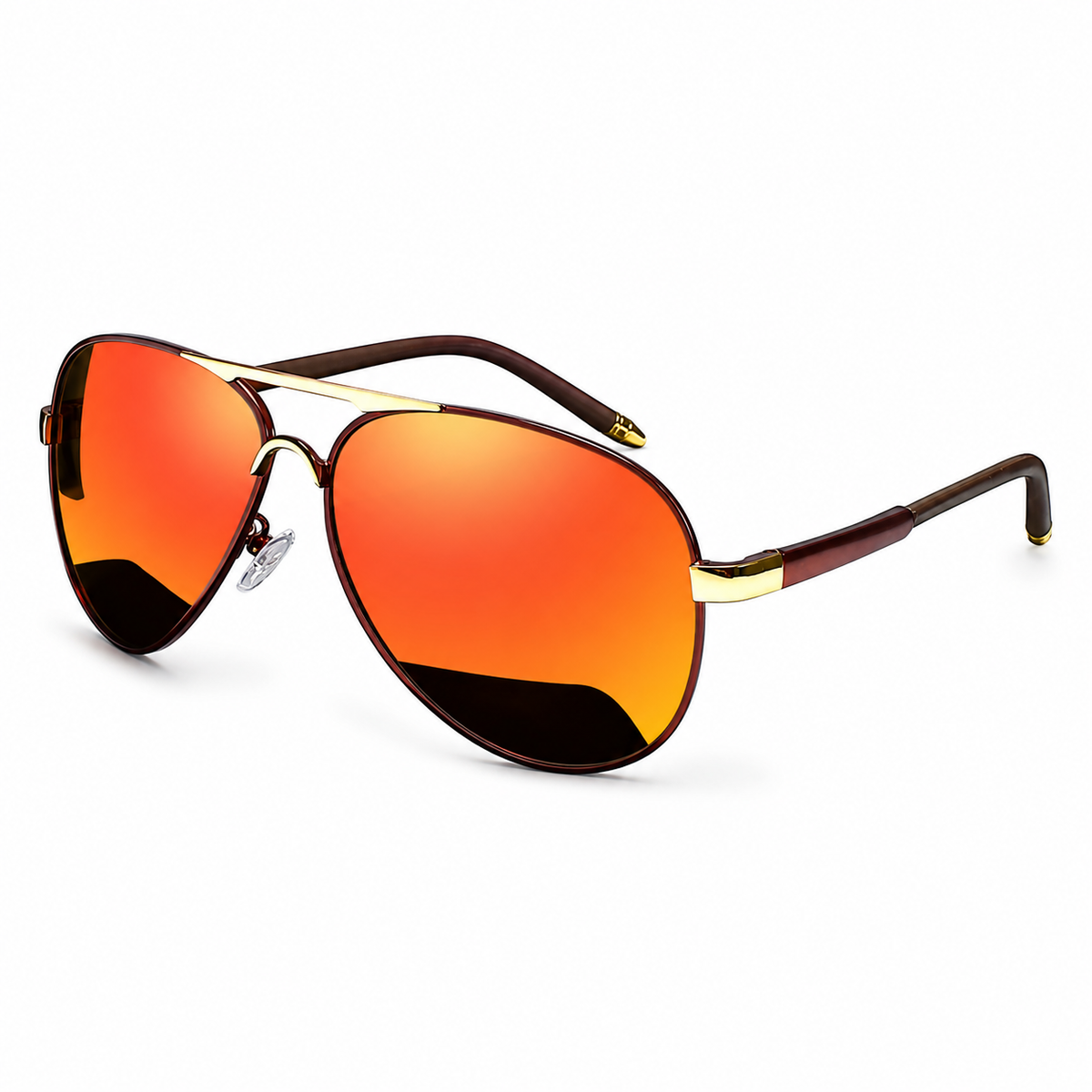 
Gafas de sol polarizadas de aleación estilo piloto con protección UV400 - Imagen 2