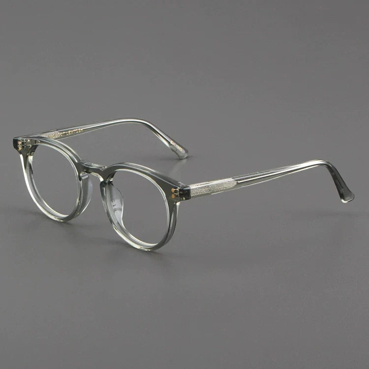 
Gafas cuadradas de acetato color esmeralda - Gris