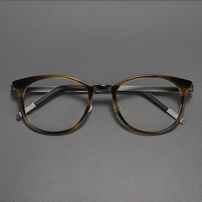 
Monturas de gafas redondas retro con diseño de aro completo y múltiples estilos de montura - Imagen 11