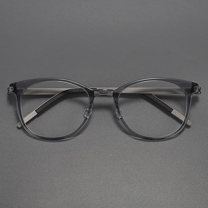 
Monturas de gafas redondas retro con diseño de aro completo y múltiples estilos de montura - Imagen 13