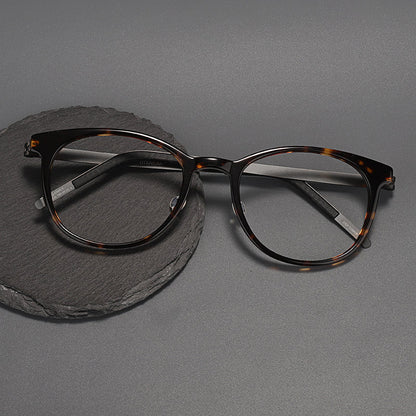 
Monturas de gafas redondas retro con diseño de aro completo y múltiples estilos de montura - Imagen 17