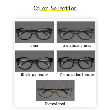 
Monturas de gafas redondas retro con diseño de aro completo y múltiples estilos de montura - Imagen 18