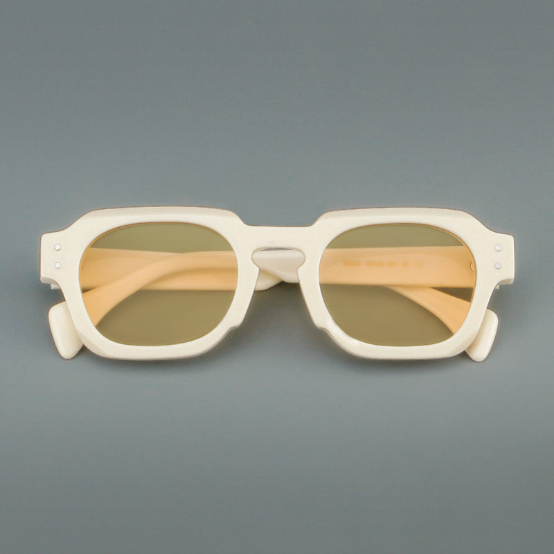 
Monturas de gafas vintage cuadradas de acetato, de borde completo y con opciones de color de lente - Imagen 11