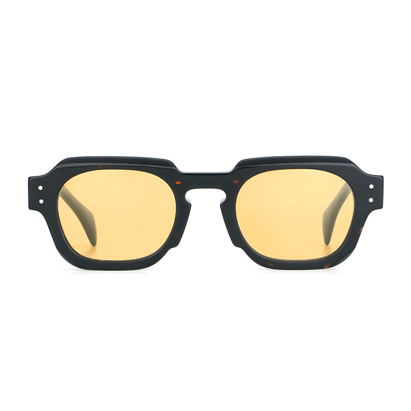 
Monturas de gafas vintage cuadradas de acetato, de borde completo y con opciones de color de lente - Imagen 15