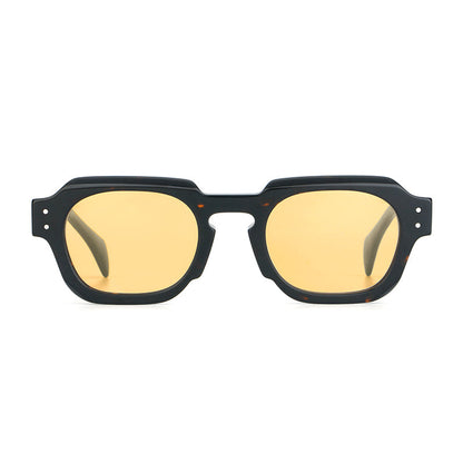 
Monturas de gafas vintage cuadradas de acetato, de borde completo y con opciones de color de lente - Imagen 15