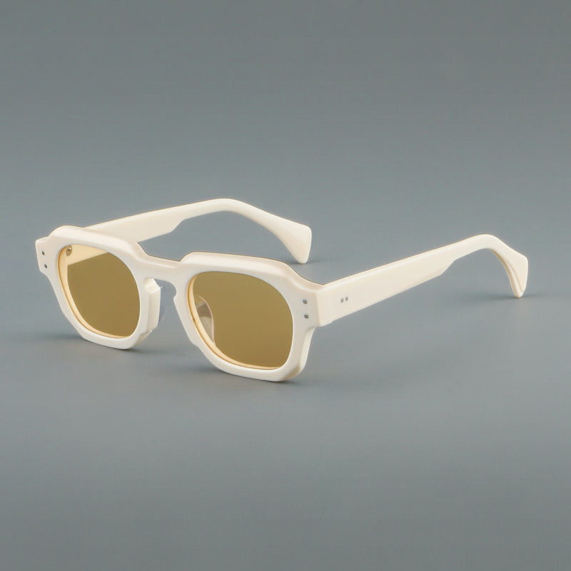 
Monturas de gafas vintage cuadradas de acetato, de borde completo y con opciones de color de lente - Imagen 19