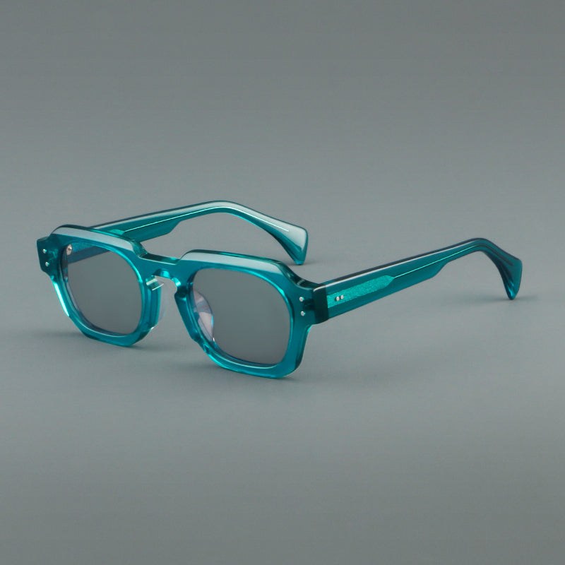 
Monturas de gafas vintage cuadradas de acetato, de borde completo y con opciones de color de lente