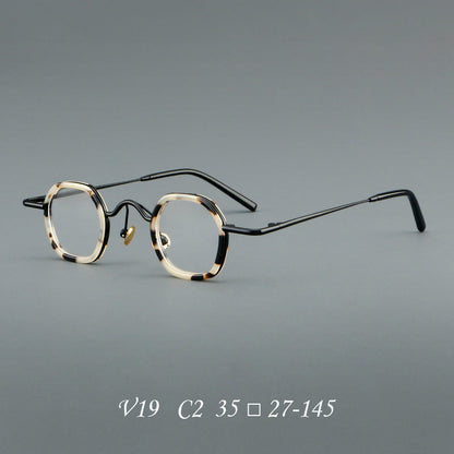 
Monturas de gafas redondas geométricas vintage con puente arqueado elevado y almohadillas nasales - Imagen 4
