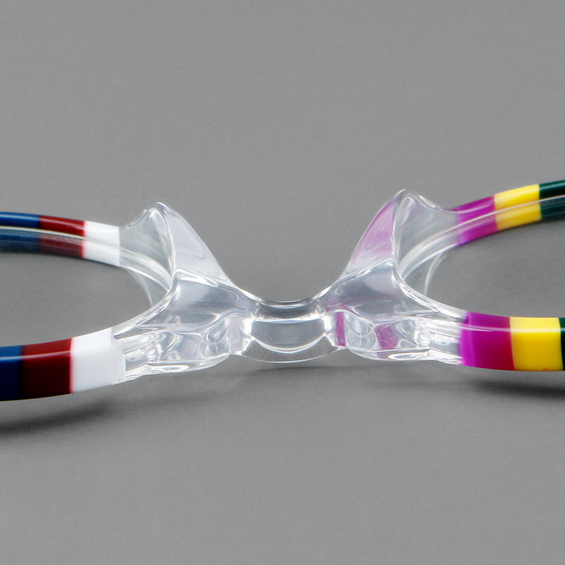 
Monturas de gafas redondas vintage de acetato con aros completos circulares y varillas contorneadas