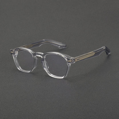 
Monturas de gafas cuadradas de acetato con bordes suavemente redondeados y almohadillas nasales - Imagen 3