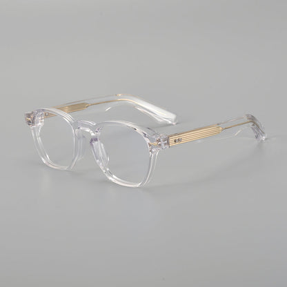 
Monturas de gafas cuadradas de acetato con bordes suavemente redondeados y almohadillas nasales - Imagen 4