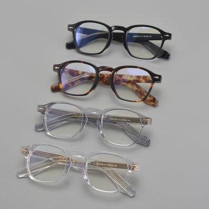 
Monturas de gafas cuadradas de acetato con bordes suavemente redondeados y almohadillas nasales - Imagen 5