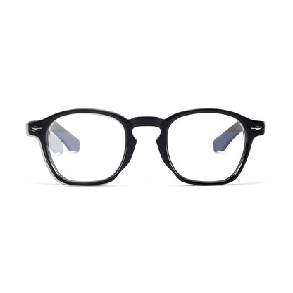 
Monturas de gafas cuadradas de acetato con bordes suavemente redondeados y almohadillas nasales - Imagen 7