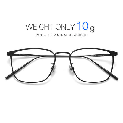 
Monturas de gafas rectangulares hechas a mano, de aro completo fino y con plaquetas nasales - Imagen 2