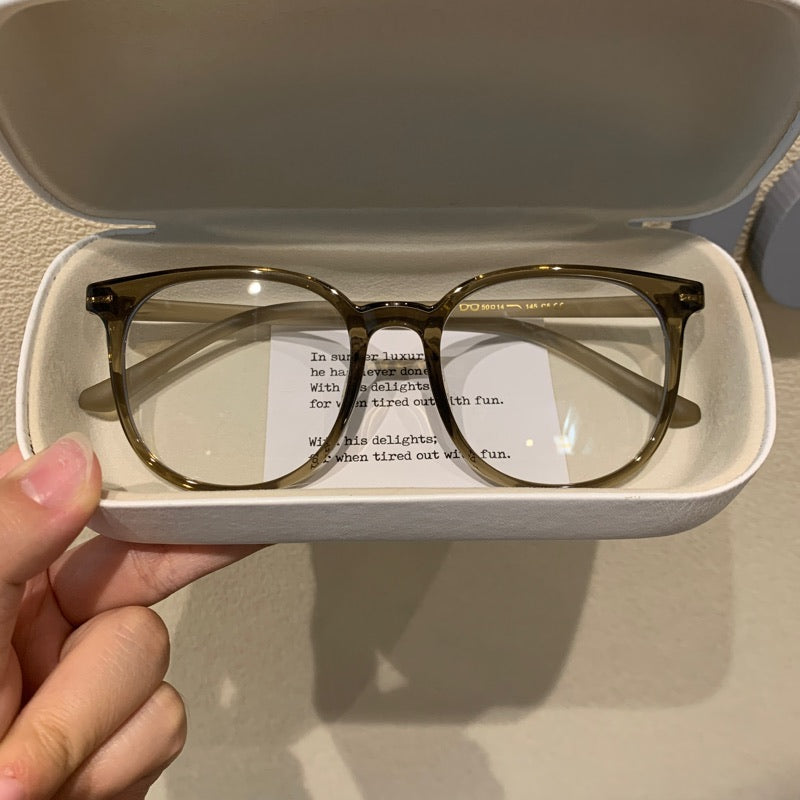 
Monturas de gafas cuadradas con esquinas suaves, verde oliva - Verde oliva