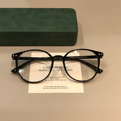 
Monturas de gafas ovaladas con construcción TR, marrón café degradado o negro - Imagen 5