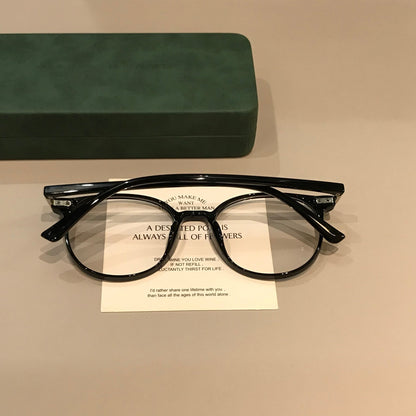
Monturas de gafas ovaladas con construcción TR, marrón café degradado o negro - Imagen 7