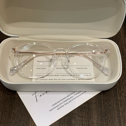 
Monturas de gafas redondas con aros y varillas delgados, carey, negro o transparente - Imagen 9