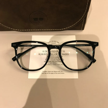 
Monturas de gafas cuadradas redondeadas con detalles en las esquinas, color café latte o negro - Imagen 9