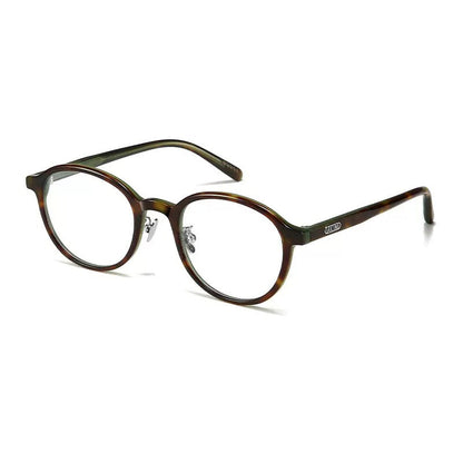 
Monturas de gafas ovaladas con borde superior grueso, negro, burdeos o carey - Imagen 8