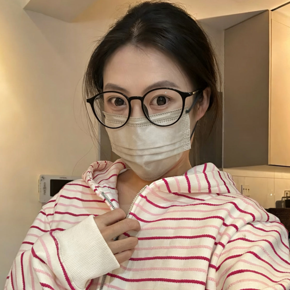 
Monturas de gafas redondas con puente tipo cerradura, negro o marrón té transparente - Imagen 4