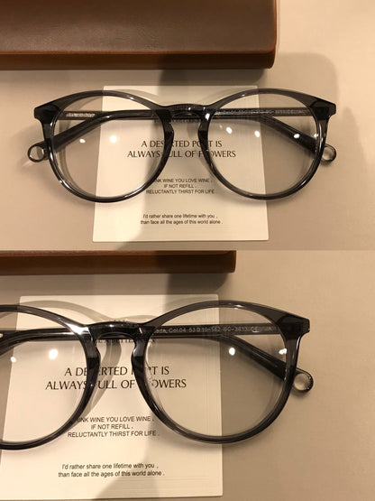 
Monturas de gafas cuadradas redondeadas con varillas decorativas, cuatro colores de montura - Imagen 5