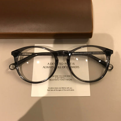 
Monturas de gafas cuadradas redondeadas con varillas decorativas, cuatro colores de montura - Imagen 8