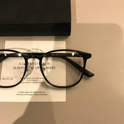 
Monturas de gafas redondas y compactas con detalles en las esquinas, negro, marrón café o carey - Imagen 5