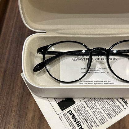 
Monturas de gafas cuadradas redondeadas con varillas finas, color marrón té, negro o transparente - Imagen 5