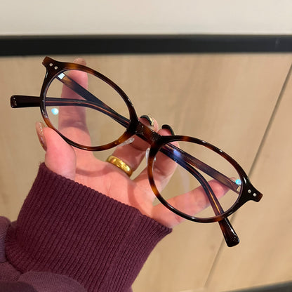 
Monturas de gafas retro cuadradas redondeadas con bordes anchos, carey - Imagen 4