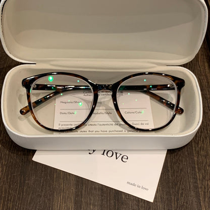 
Monturas de gafas cuadradas redondeadas con varillas delgadas y detalles en las esquinas, cinco colores - Imagen 4