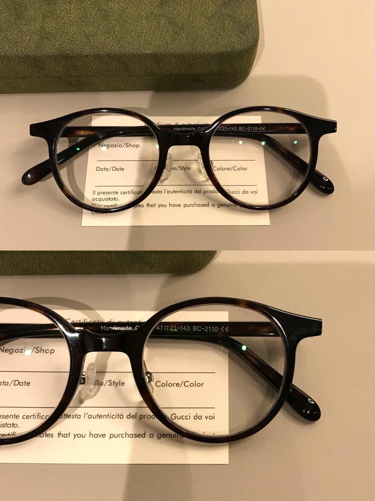 
Monturas de gafas redondas compactas estilo Boston, carey, negro  o marrón té transparente - Imagen 2