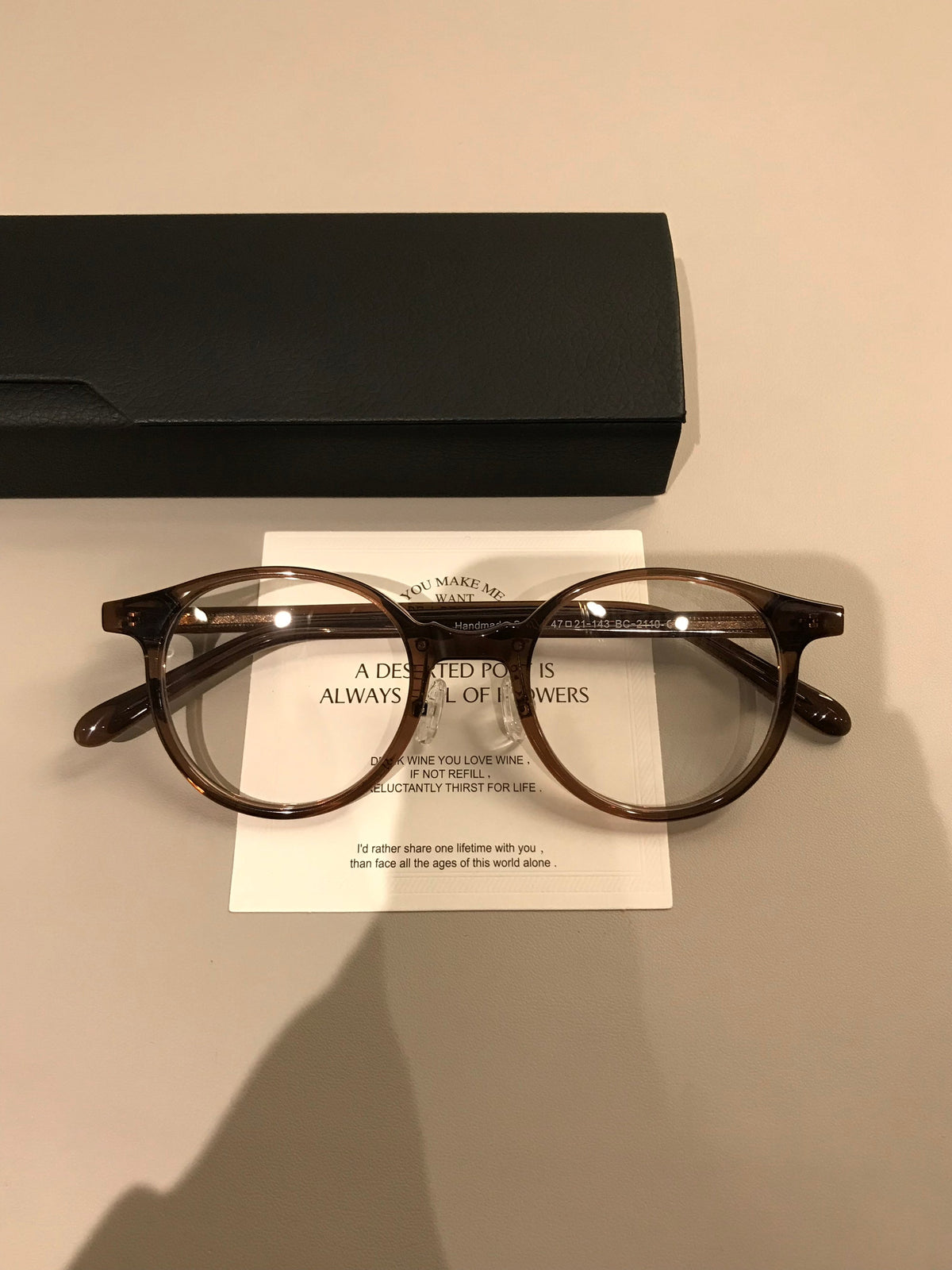 
Monturas de gafas redondas compactas estilo Boston, carey, negro  o marrón té transparente - Imagen 6