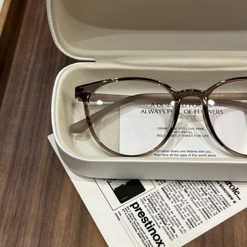 
Monturas de gafas cuadradas anchas con bordes suavemente redondeados, cuatro colores - Imagen 3