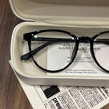 
Monturas de gafas cuadradas anchas con bordes suavemente redondeados, cuatro colores - Imagen 7