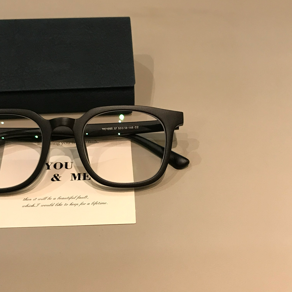 
Montura de gafas cuadrada extragrande para hombre con bordes gruesos mate, negra